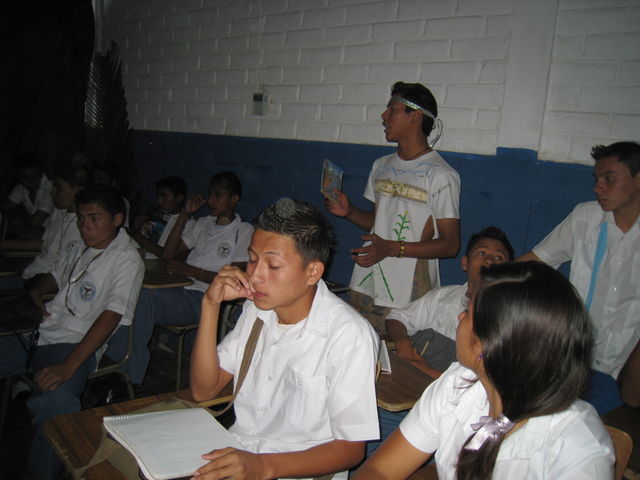 Durante la exposicion teorica de la obra popol-vuh